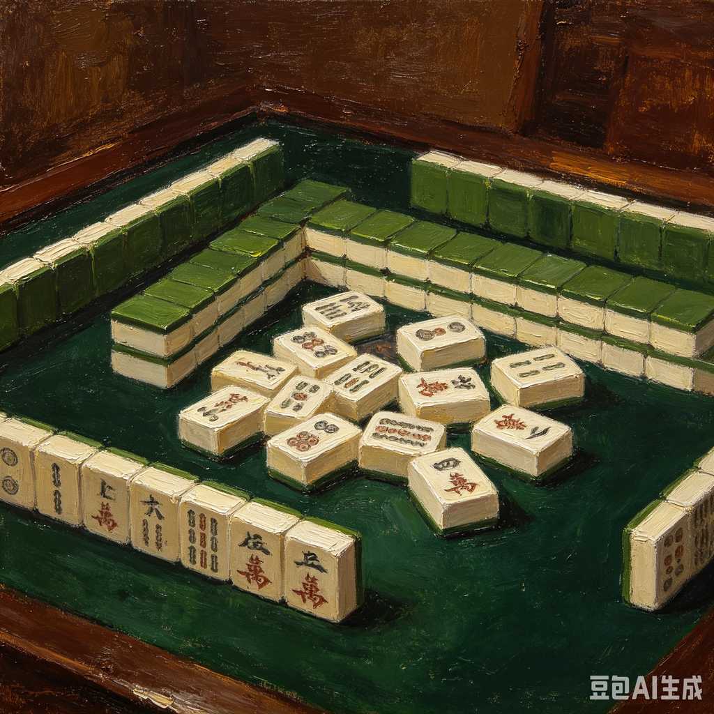 mahjong table cover mat