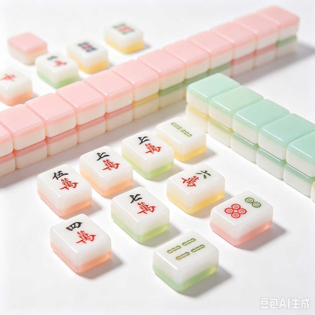 clear printing mahjong characters