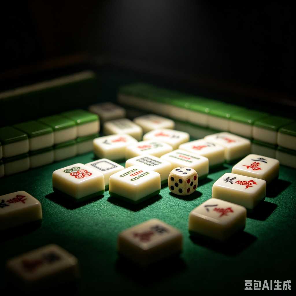 saturated color mahjong set print